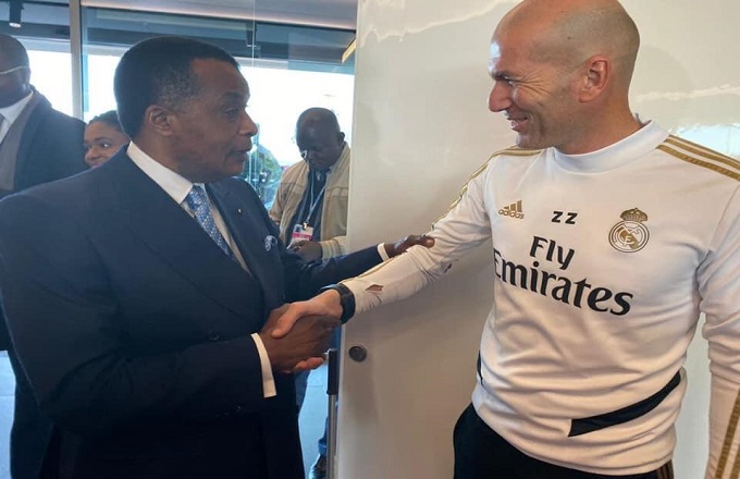 Denis Sassou N’Guesso visite le stade mythique du Real Madrid