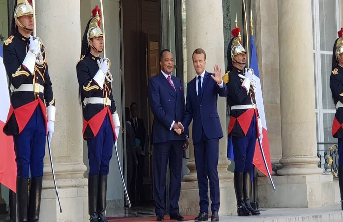 La France déroule le tapis rouge au président congolais Denis Sassou N’Guesso