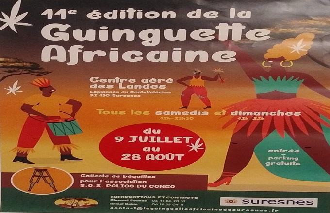 France : La 11ème édition de la Guinguette Africaine de Suresnes aura lieu du 9 juillet au 28 août prochain