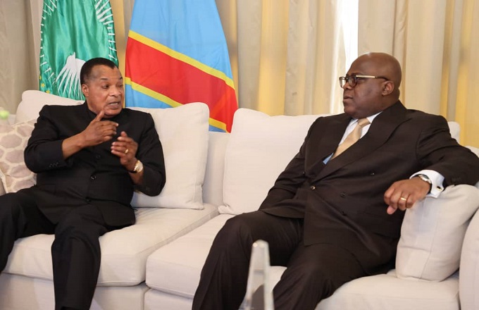 Congo - Paix et sécurité dans la Sous-région : Félix Tshisekedi s’en réfère au Patriarche Denis Sassou N’Guesso pour sa sagesse et son leadership