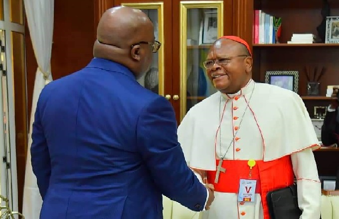 RDC – Église catholique : Le Président Tsisekedi et le cardinal Fridolin Ambongo dissipent leurs malentendus