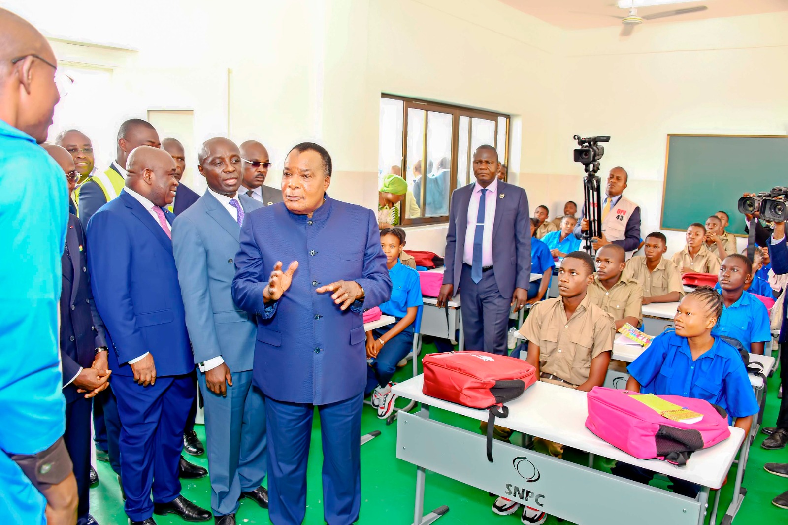 Congo Education Denis Sassou Nguesso A Inaugur Le Complexe 