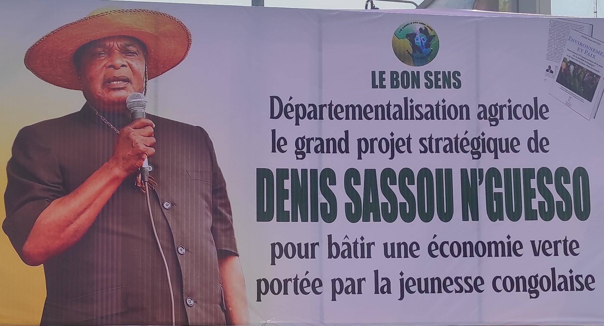La vision verte de Denis Sassou Nguesso sublimée : une exposition picturale et une brochure qui mobilisent les consciences